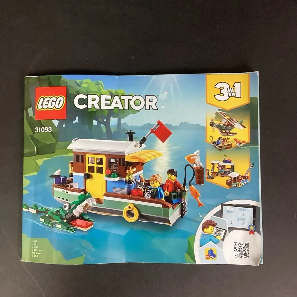 Lego Creator Manuals - 31081 Modular Skate House & 31093 Riverside Houseboat